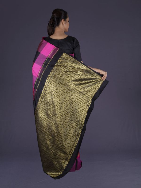 Black Kanjivaram Silk Saree